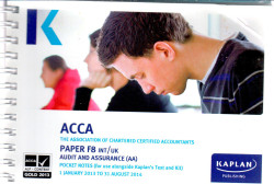 ACCA: Paper F8 INT/UK Audit and Assurance (AA) Pocket Notes
