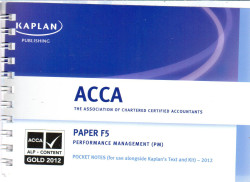 ACCA: Paper P5 Performance Management (PM) Pocket Notes