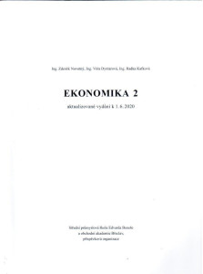 Ekonomika 2; aktualizované vydání k 1. 6. 2020