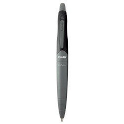 Pero kuličkové MILAN Capsule, černo-šedé, černá náplň, 1 mm