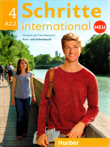 Schritte international Neu 4 (niveau A2.2) : Kurs- und Arbeitsbuch (+CD)