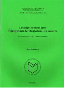 Losungsschlussel zum Ubungsbuch der deutschen Grammatik