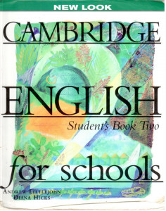 Cambridge English for Schools 2 Student´s Book