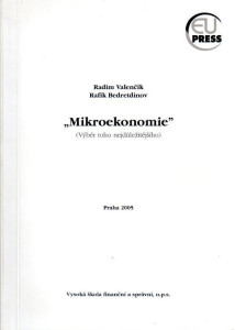 Mikroekonomie, (výběr toho nejdůležitějšího)