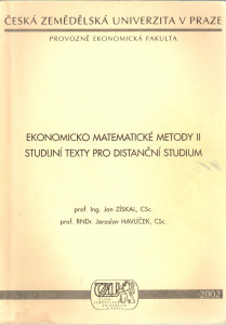 Ekonomicko matematické metody II : studijní texty pro distanční studium (2002)