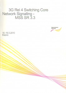 3G Rel 4 Switching Core Network Signalling - MSS SR 3.3