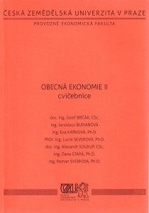 Obecná ekonomie II (cvičebnice) (2013)