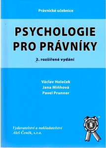 Psychologie pro právníky, 2. rozšířené vydání