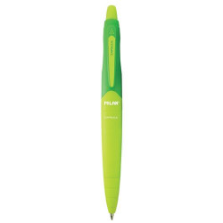 Pero kuličkové MILAN Capsule, zelené, zelená náplň, 1 mm